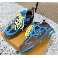 Unique Style Louis Vuitton LV Skate Sneaker in Beige Mix of Materials LV073071 Blue 2026