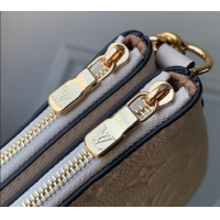 Promotional Louis Vuitton Pochette Liv in Crème Monogram Empreinte Embossed Grained Cowhide Leather M3A838 2026