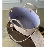 Top Design Louis Vuitton Bella Tote Bag in Link Quartz Perforated Mahina Calfskin Leather M29900 2026