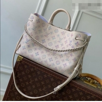 Super Quality Louis Vuitton Bella Tote Bag in Link Quartz Perforated Mahina Calfskin Leather M2A169 2026