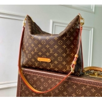 Luxurious Louis Vuitton Vagabond Hobo PM Bag in Monogram Canvas M29596 Brown 2026