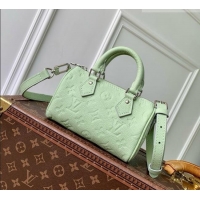 Promotional Louis Vuitton High Summer Nano Speedy Bag in Minty Green Cowhide Leather M2A387 2026