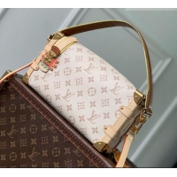 Top Grade Louis Vuitton Side Trunk MM East-West Monogram Dune Canvas M29913 2026