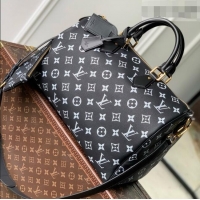 Popular Style Louis Vuitton Speedy P9 Bandoulière 40 Bag in Black Calfskin Leather M24417 2026