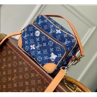 Promotional Louis Vuitton Nil Bag in Blue Monogram Flowers Denim M27533 2026