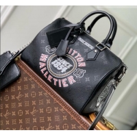 Promotional Louis Vuitton Speedy P9 Bandoulière 30 Jackets Bag in Black Cowhide Leather M26176 2026