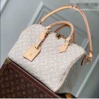 Good Looking Louis Vuitton Speedy Soft 30 Bag in Monogram Emblème Peuplier Jacquard Textile M28479 2026