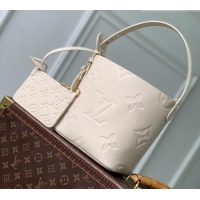 Super Quality Louis Vuitton All In BB Bag in Creme Embossed Grained Cowhide Leather M2A356 2026