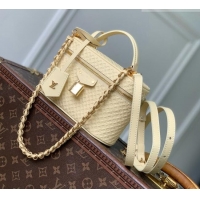 Good Looking Louis Vuitton Vanity Chain Pouch in Banana Calfskin Leather M29051 2026