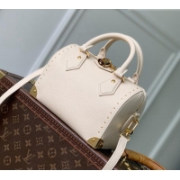 Best Grade Louis Vuitton Speedy Trunk 20 Bag in Calfskin Leather M29876 Off-white 2026
