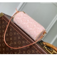 Best Price Louis Vuitton Pochette Papillon in Monogram Emblème Rose Ruban Jacquard Textile M29881 2026