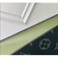 Reasonable Price Louis Vuitton Pochette Voyage in Monogram Eclipse Canvas M28841 Khaki Green/Black 2026
