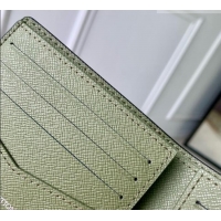 Pretty Style Louis Vuitton Slender Wallet in Monogram Eclipse Canvas M28644 Khaki Green/Black 2026
