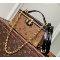 Top Grade Louis Vuitton Vanity Pouch Trunk Bag in Monogram Reverse Canvas M29548 2026