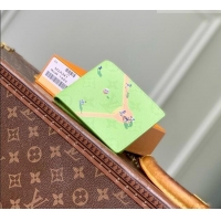 Buy Fashionable Louis Vuitton Slender Wallet in Reactive Baseball Monogram Canvas M2A341 Green 2026