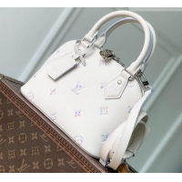 Shop Discount Louis Vuitton Alma BB Bag in Link Quartz Embossed Cowhide Leather M2A086 2026