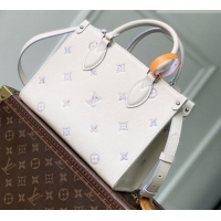 Best Grade Louis Vuitton OnTheGo PM Bag in Link Quartz Embossed Cowhide Leather M29976 2026