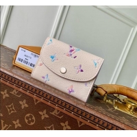 Good Looking Louis Vuitton Rosalie Coin Purse in Link Quartz Embossed Cowhide Leather M29772 2026