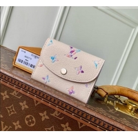 Good Looking Louis Vuitton Rosalie Coin Purse in Link Quartz Embossed Cowhide Leather M29772 2026