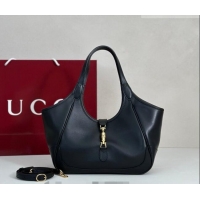 New Fashion Gucci Mercato small tote bag in Leather 866646 Black 2026
