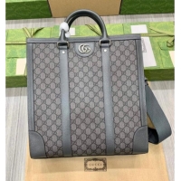 Famous Brand Gucci Men's Ophidia Medium Tote Bag 731793 Grey 2026