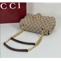 Grade Design Gucci GG Marmont GG Canvas small shoulder bag 855371 Light Apricot 2026