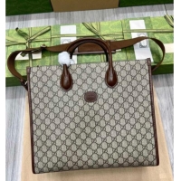 Reasonable Price Gucci Mens GG Canvas Medium Tote Bag 674148 Beige 2026