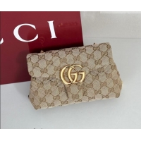 Super Quality Gucci GG Marmont mini shoulder bag in GG Canvas 867360 Beige 2026