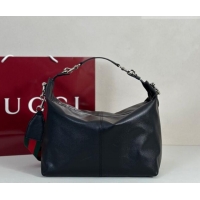 Luxury Classic Gucci Mens Brera medium crossbody bag in Leather 866938 Black 2026