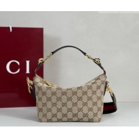 Inexpensive Gucci Mens Brera small crossbody bag in GG Canvas 871595 Beige 2026