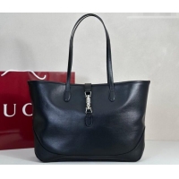Luxury Discount Gucci Mens Jackie medium tote bag in Leather 867015 Black 2026