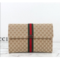 Reasonable Price Gucci Medium GG Canvas Pouch 875697 Apricot 2026