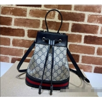 Famous Brand Gucci GG Ophidia Small Bucket Bag 550621 Blue 2026