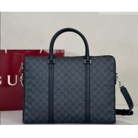 Top Quality Gucci GG Briefcase A0007X Black 2026