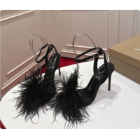 Sumptuous Christian Louboutin Miss Z Plumes Sandals CL080148 Black 2026 
