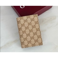 Top Design Gucci Essence Classic Passport Case 876432 Sand 2026