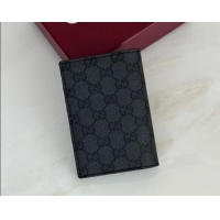 Famous Brand Gucci Essence Classic Passport Case 876432 Black 2026