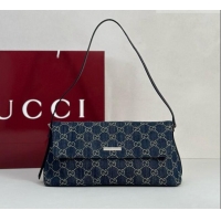 Unique Grade Gucci Madison Medium Shoulder Bag in GG Denim 874744 Blue 2026