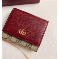 Reasonable Price Gucci Bi-color GG Wallet 598587 Burgundy 2026 
