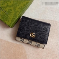 Luxury Classic Gucci Bi-color GG Wallet 598587 Navy Blue 2026 
