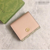 Luxury Gucci Bi-color GG Wallet 598587 Pink 2026