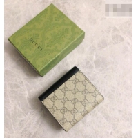 Sumptuous Gucci Bi-color GG Wallet 598587 Black 2026 