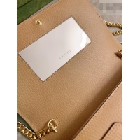 Most Popular Gucci Bi-color GG Marmont Wallet on Chain 497985 Beige 2026