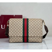 Best Price Gucci Essence Classic Medium Crossbody Bag with Web A006JE Beige 2026