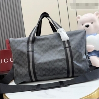 Grade Quality Gucci Medium Duffle Bag with Web A00BC5 Grey 2026