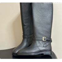 Hot Style Chanel High Boots in Grained th Calfskin CH090919 Black 2026