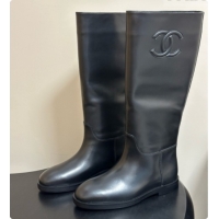 Grade Chanel High Boots in Smooth Calfskin CH090920 Black 2026