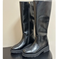 Duplicate Chanel High Boots in Shiny Calfskin 4cm Heel G47353 CH090924 Black 2026
