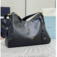 Good Taste Prada Aimée Medium Leather Shoulder Bag 1BC301 Black 2026