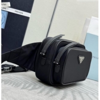 Shop Grade Prada Re-Nylon Belt Bag 1BL010 Black 2026